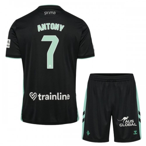 Officiële Voetbalshirt + Korte Broek Real Betis Antony 7 Derde 2025-26 - Kids Officiële Voetbalshirt + Korte Broek Real Betis Antony 7 Derde 2025-26 - Kids